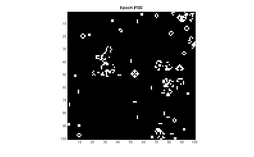 game of life matlab epoch 100