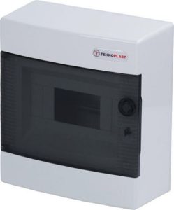 8-module surface-mount enclosure